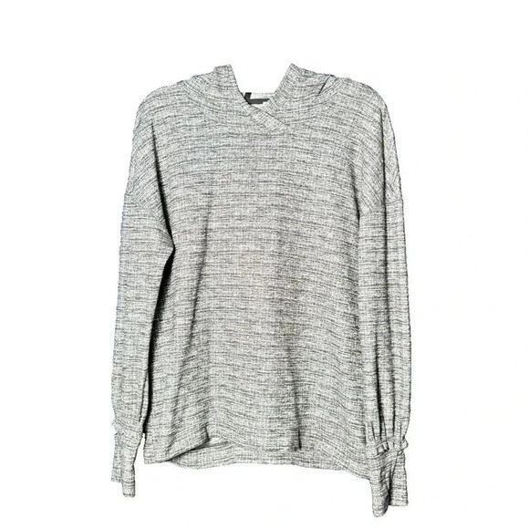 Lululemon Extra Mile Hoodie  Sweatshirt Sz 10  Gray Active Run Hiking Sporty - Picture 1 of 9